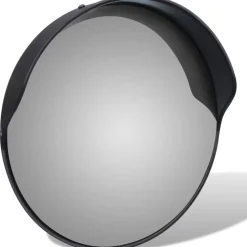 Kupera liikennepeili ulkokäyttöön PC-muovi 30 cm musta