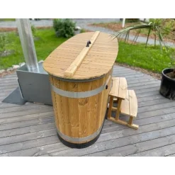 Kylpytynnyri Kirami Original Tiny S Cult-si, 1-2 hlöä, Thermowood/LightGray