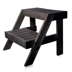 Kylpytynnyrin rappuset PW-Spa puuvalmis 55 cm