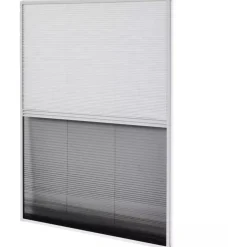 Laskostettu hyönteisverkko ikkunaan 60x80 cm alumiini