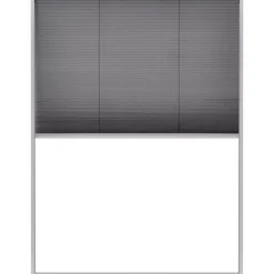 Laskostettu hyönteisverkko ikkunaan 60x80cm alumiini