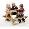 Lasten pöytä-penkkisetti Nordic Play Active, 91x89x57.5cm, painekyllästetty puu