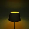 LED-terassivalaisin Konstsmide Lounge Pomezia 7824-750, ladattava, musta