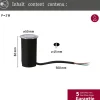 LED-terassivalaisin Paulmann House, IP67, 50mm, 3000K, 2W, 60lm, rst