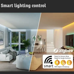 LED-terassivalaisin Paulmann Brick, Smart Home Zigbee 3.0, IP67, 10x10cm, säädettävä värilämpötila, rst