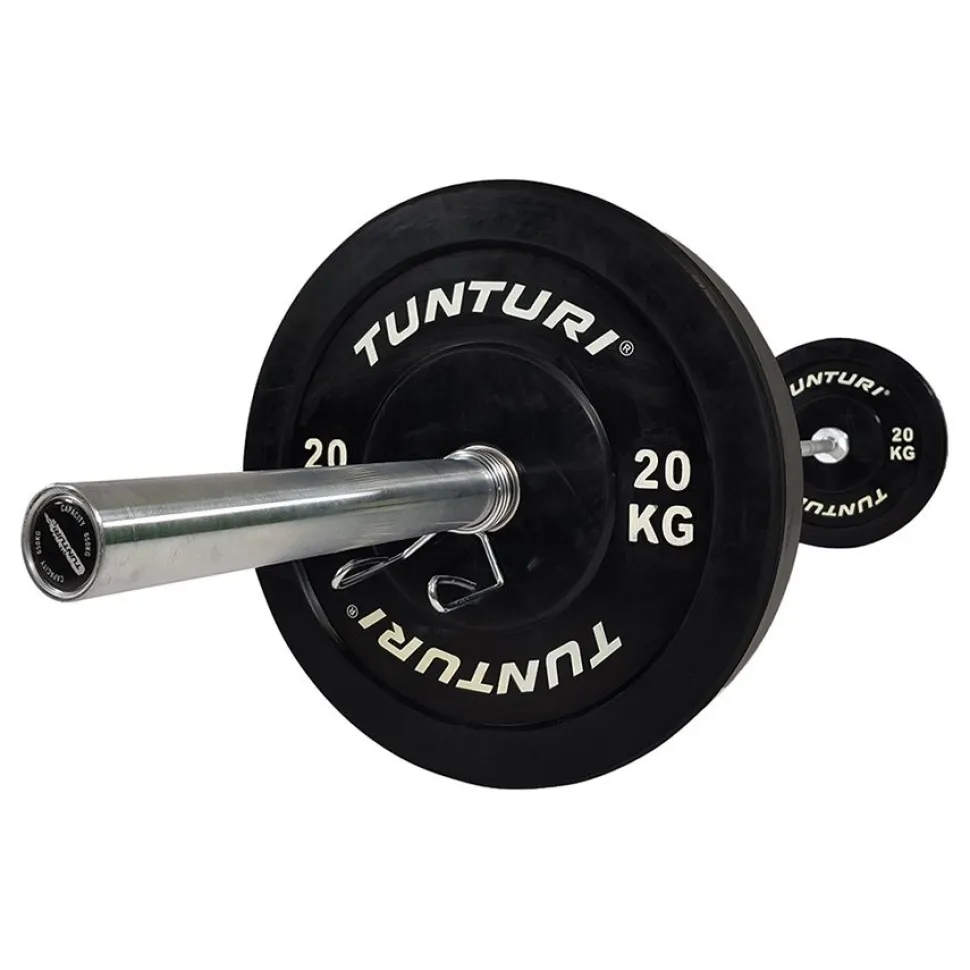 Levypaino Tunturi 20 kg musta