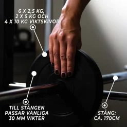 Levytankosarja Fit'n Shape 75kg