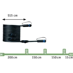 Maavalaisinsarja Paulmann Plug & Shine Ø70mm 3-osainen teräs