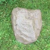 Maisemakivi Taidekivi D-50 Ø50cm punainen lasikuitua