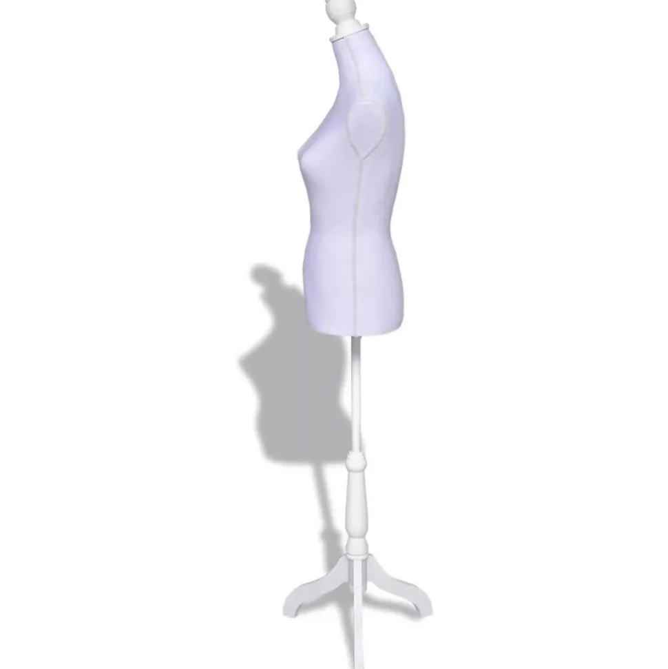 Mallinukke naisen torso valkoinen