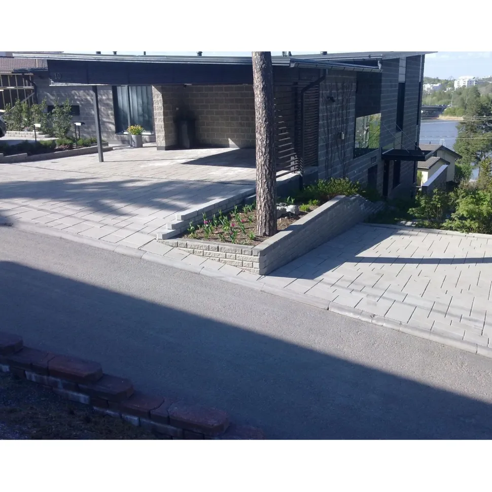 Muurikivi Beto-vallimuuri kansipari 560x200x100 mm harmaa