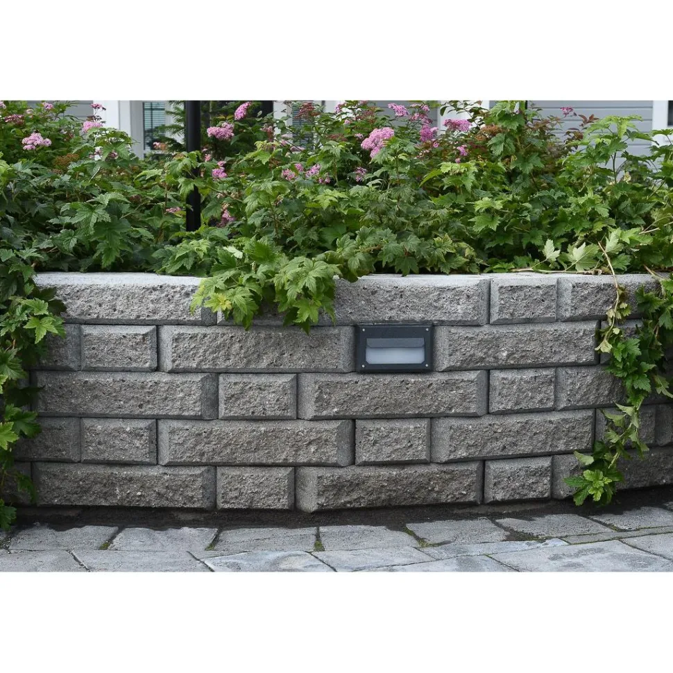 Muurikivi Rudus Aitakivi kansipari 560x200x100 mm sileä harmaa