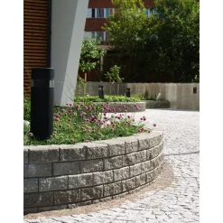 Muurikivi Rudus Muurikko kulmakivi 352x235x100 mm sileä harmaa