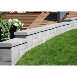 Muurikivi Rudus Paasikko peruskivet 280x140 mm sileä harmaa