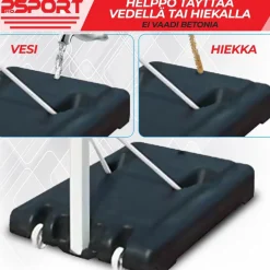 Nuorten koripalloteline ProSport 2,1 - 2,6 m