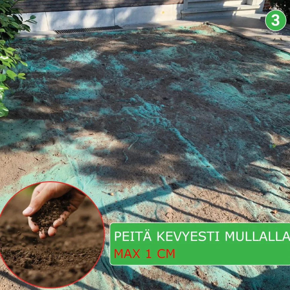 Nurmikon siemenmatto Turfquick Extra Grön, 40 m²