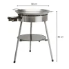 Paellasetti GrillSymbol Expert-580 Ø58 cm D-400 kaasupoltin säädinletkusetti