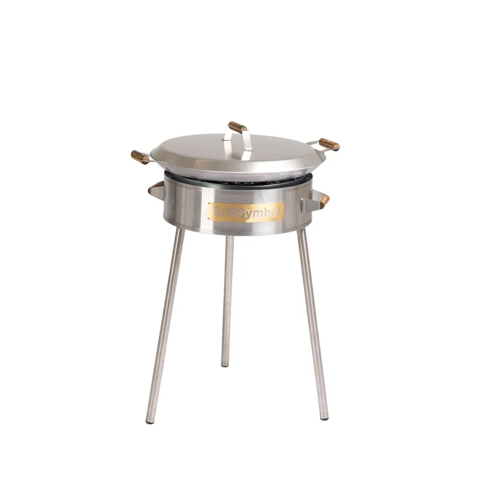 Paellasetti GrillSymbol PRO-580 Ø58 cm D-400 kaasupoltin säädinletkusetti