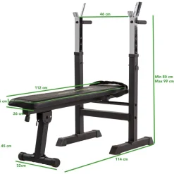 Painonnostopenkki Tunturi WB20 Basic min. 120 cm tangolle