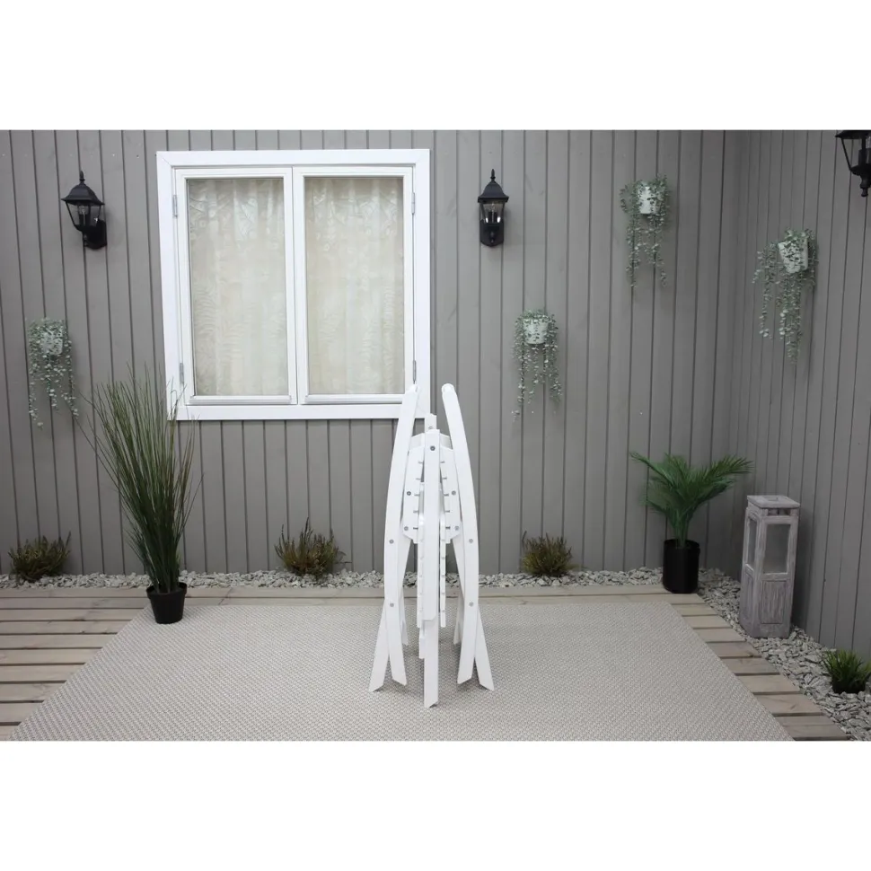 Parvekesetti Baltic Garden Wilma 65x65cm pöytä + 2 tuolia er värejäa