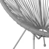 Parvekesetti Home4you Como (2 tuolia + pöytä), harmaa