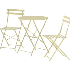 Parvekesetti Venture Home Tao, ø60cm pöytä + tuolit, vaaleansininen