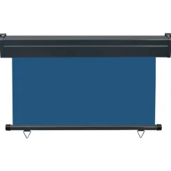Parvekkeen sivumarkiisi 125x250 cm sininen