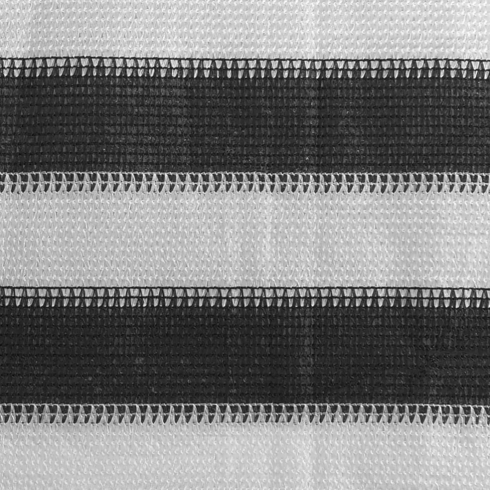 Parvekkeen suoja hdpe 75x500 cm antrasiitti ja valkoinen