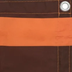 Parvekkeen suoja oranssi ja ruskea 120x400 cm oxford kangas