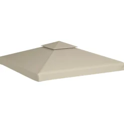 Paviljongin kangaskatto 310g/m² beige 3x3m
