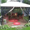 Paviljonki Home4you Leaf, 3x3m, beige