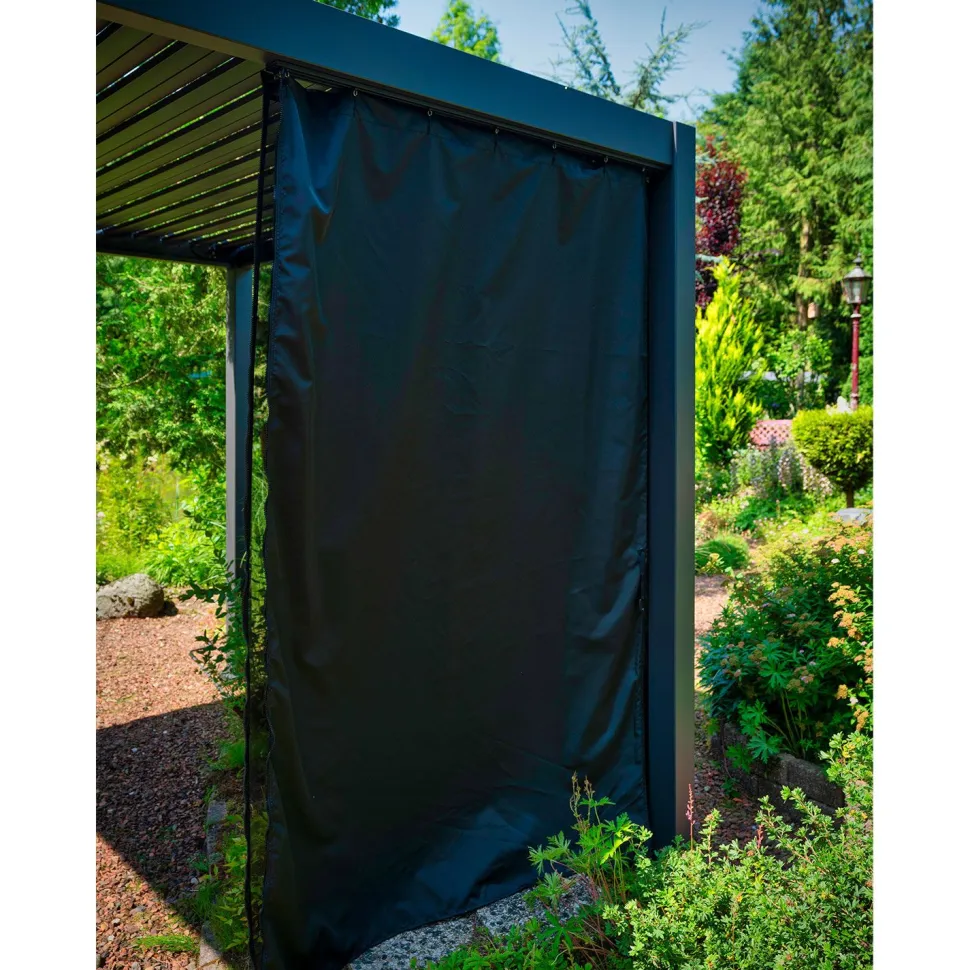 Paviljonki Home4You MIRADOR-111 3x3 m verhoilla, tummanharmaa