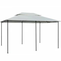 Paviljonki verhoilla 4x3m valkoinen