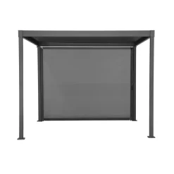 Pergolan rullakaihdin Home4You Mirador-80/88(3m), 27,9x22,45cm, harmaa