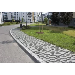 Pihakivi Rudus Riimukivi 300x300x120 mm sileä harmaa