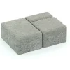 Pihakivisarja Rudus Milano-kivet 80 mm sileä harmaa