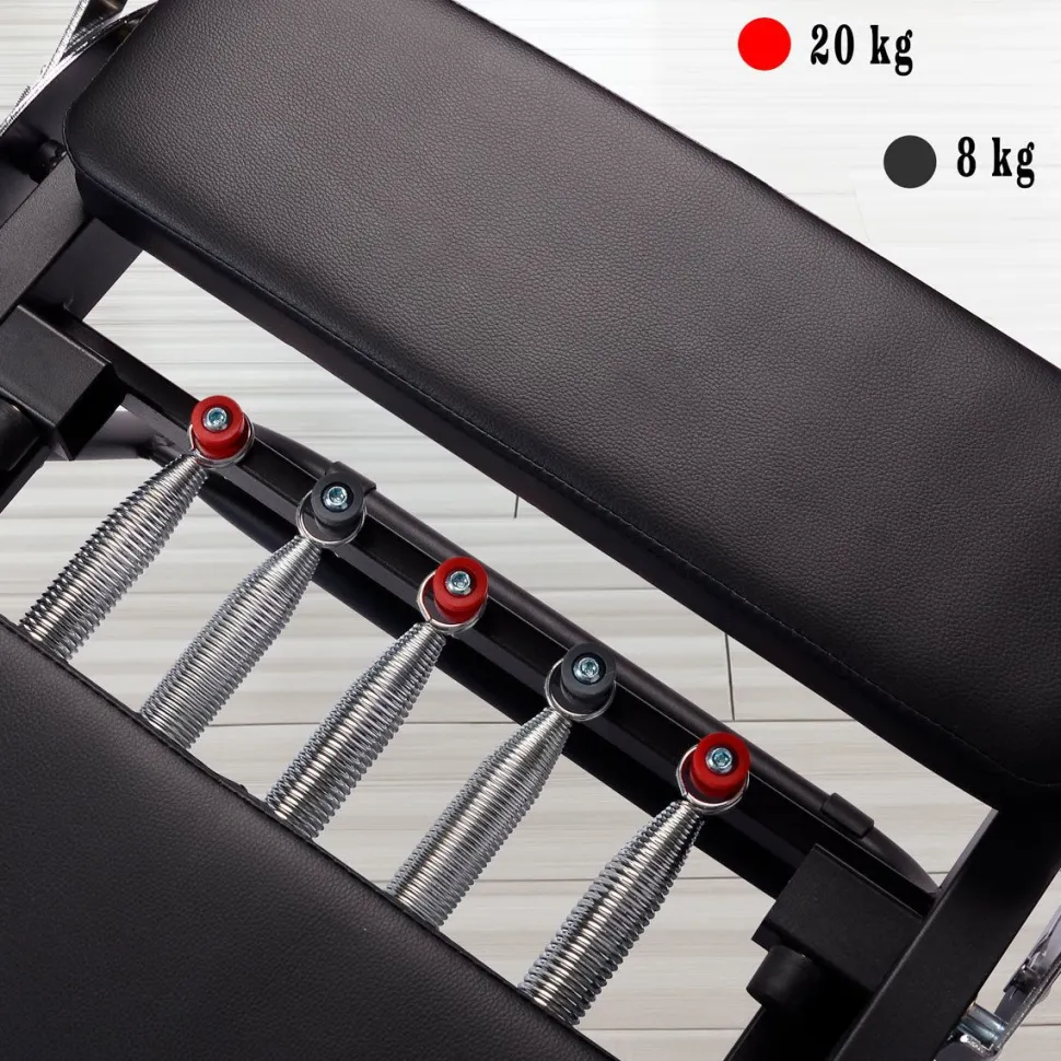 Pilates Reformer Nordcore Taitettava, sis. pilateslaatikko