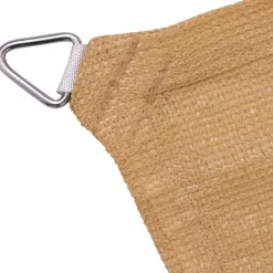 Päivänvarjo purje HDPE suorakulmainen 2x4 m beige