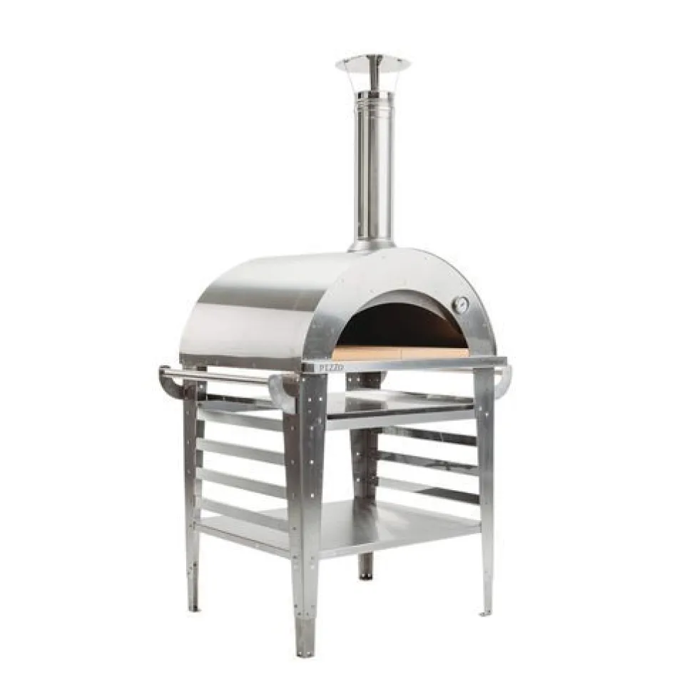 Pizzauuni GrillSymbol Pizzo Inox, jalustalla, 100x81x182cm
