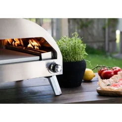 Pizzauuni Venture Home Kerang, kaasulämmitteinen, hopea