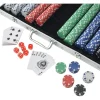 Pokerisarja 1000 pelimerkkiä alumiini