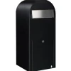 Postilaatikko Bobi Jumbo 80x32x35 cm musta RAL9005 rst-luukku