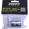 Päätytulppa + rengas Piippo Ø 36mm kromattu