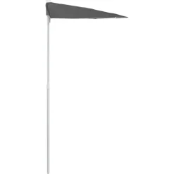 Puoliaurinkovarjo tangolla 180x90 cm antrasiitti
