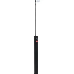 Puutarhan aurinkovoimasuihku musta 215 cm 8 l