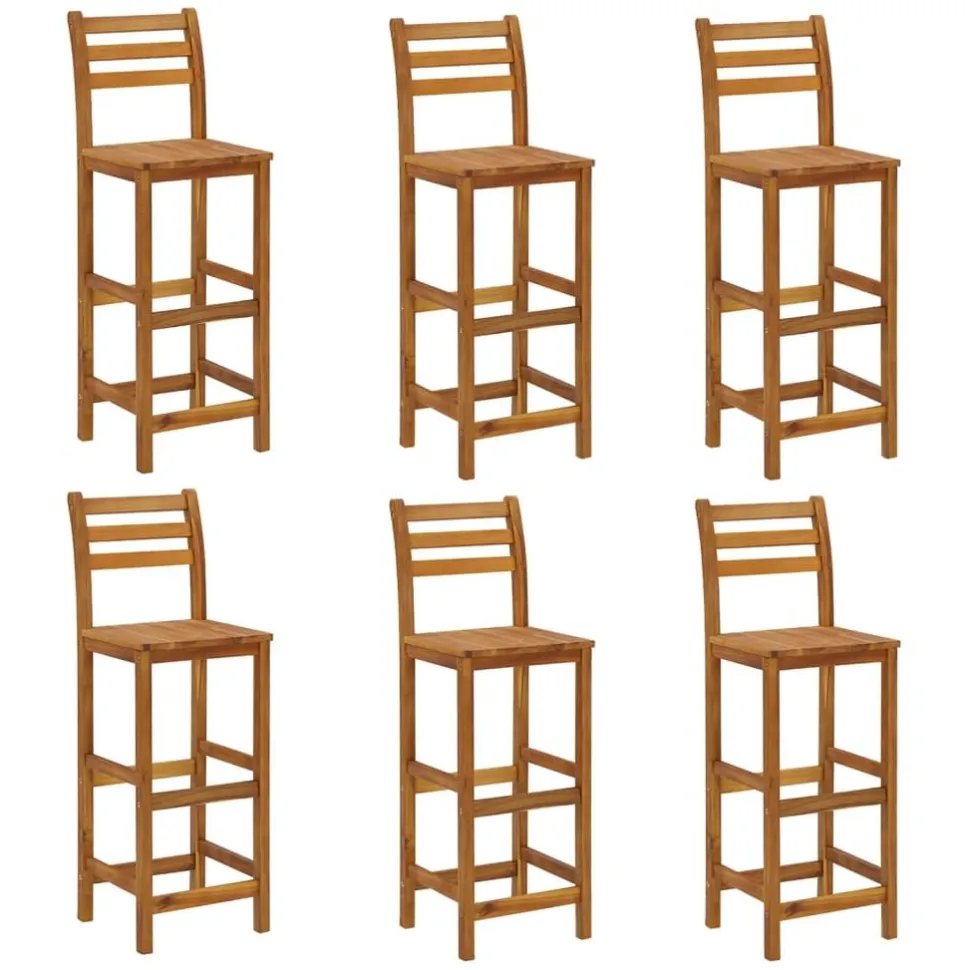 Puutarhan bistrosarja 5-osainen täysi akasiapuu (54389)