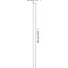 Puutarhan kasvituet 30 kpl vihreä 60 cm teräs (19367)