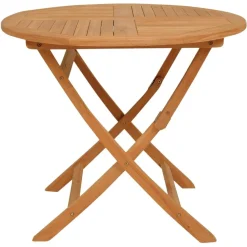 Puutarhan ruokailuryhmä 5-osainen täysi tiikki (59580)