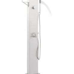 Puutarhan suihkuhana 110 cm ruostumaton teräs
