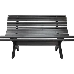 Puutarhapenkki Baltic Garden Park 140cm mustaa